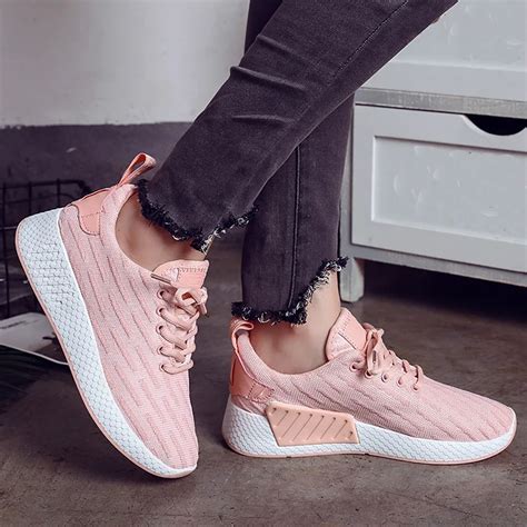 light pink sneaker for women.